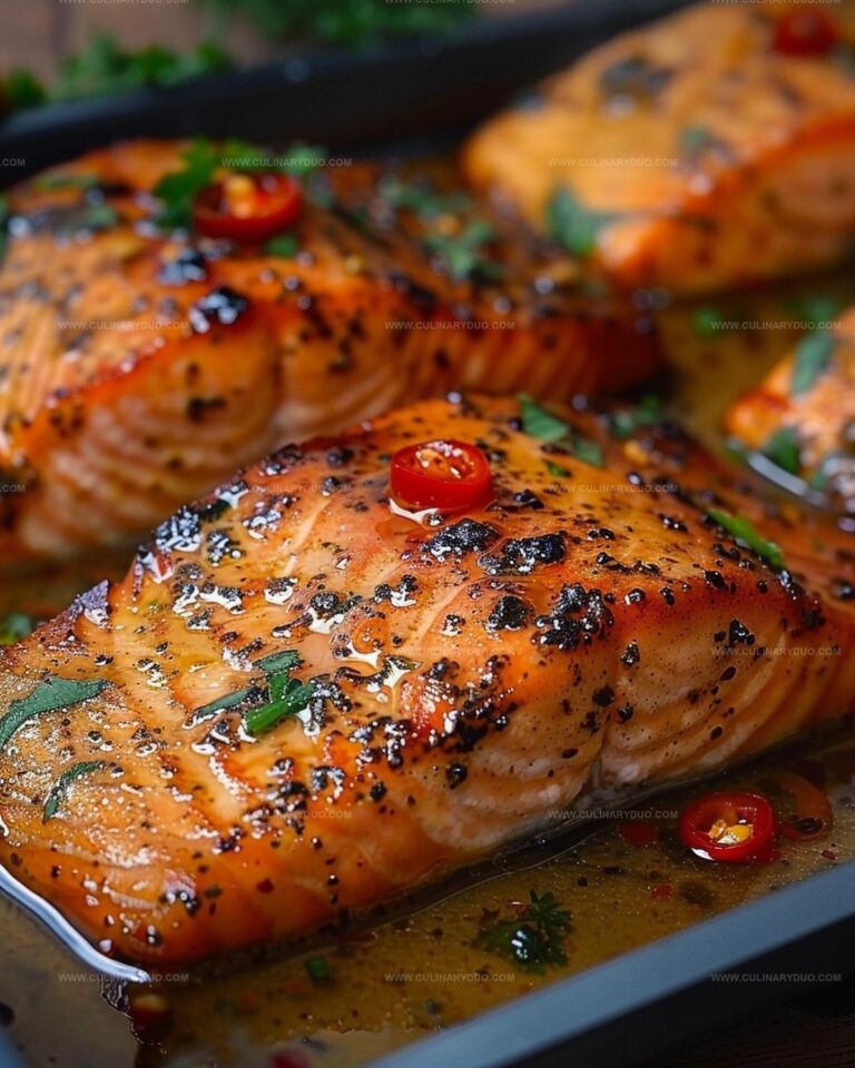 Spicy-Sweet Cajun Honey Butter Glazed Salmon Recipe