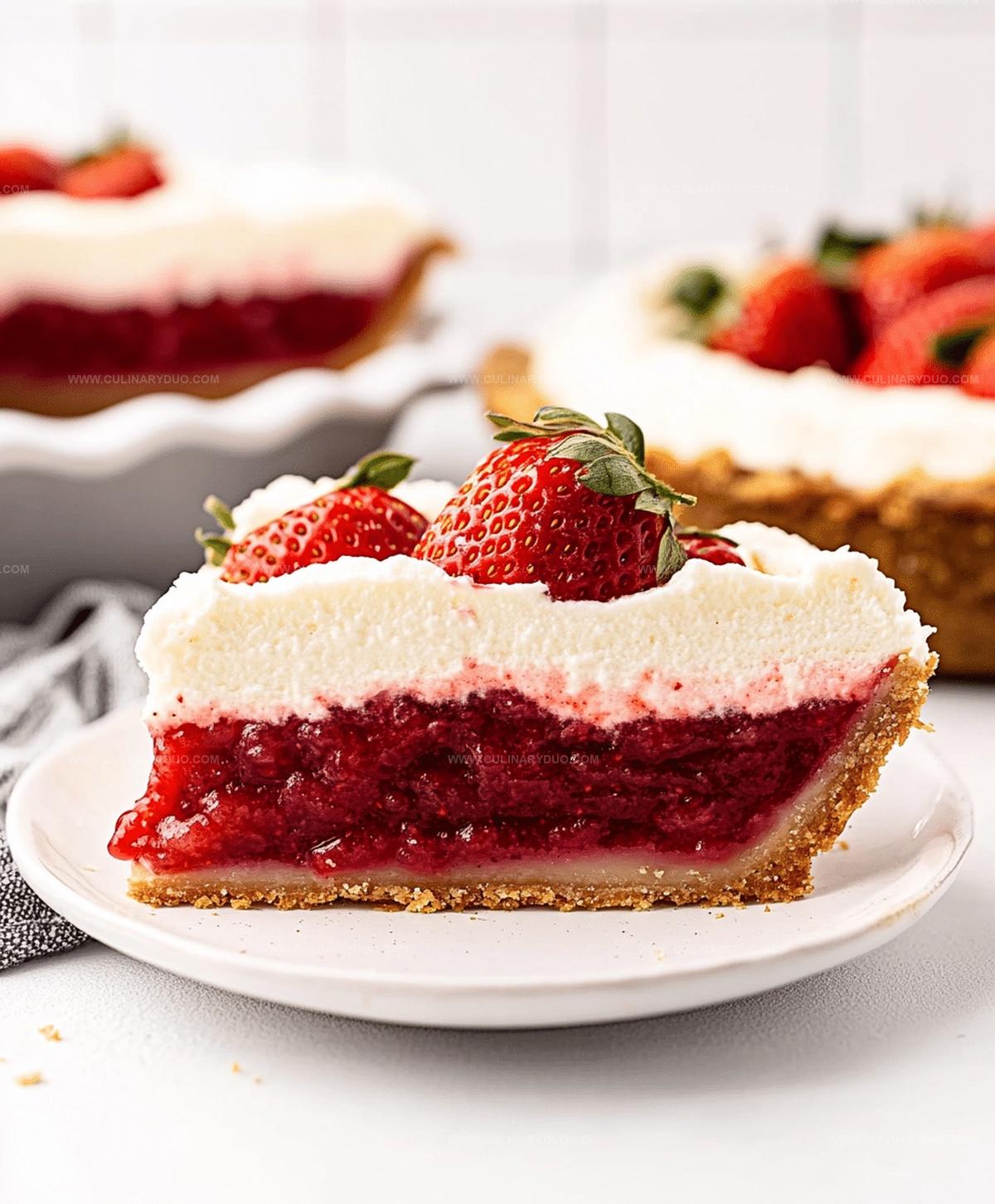 Strawberry Icebox Pie Recipe