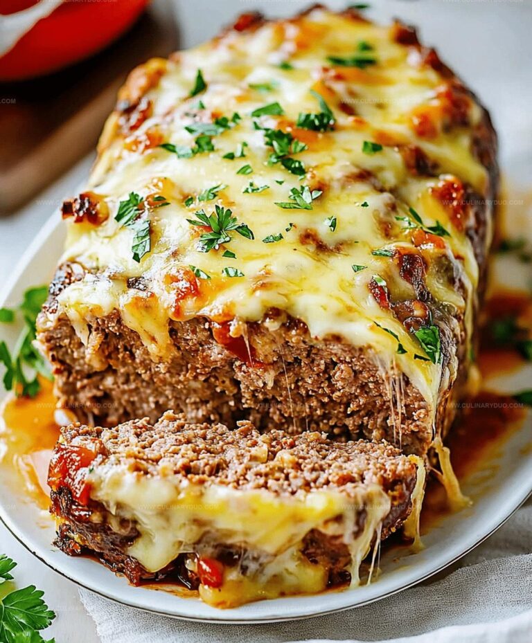 Philly Cheesesteak Meatloaf Recipe