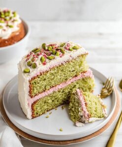 Pistachio Cream Cake Recipe