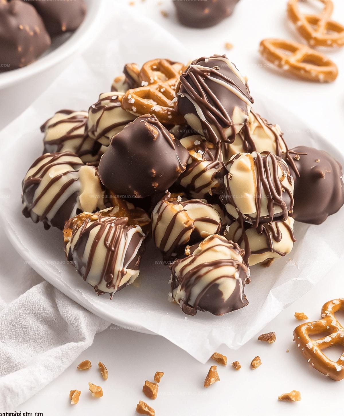 Chocolate Peanut Butter Pretzel Candies Recipe