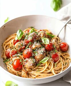 Delicious Bruschetta Chicken Pasta Recipe