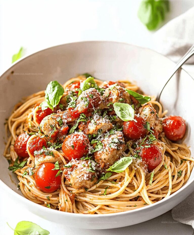 Delicious Bruschetta Chicken Pasta Recipe