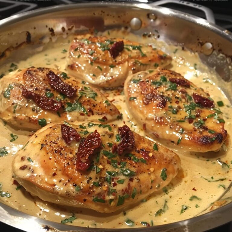 Succulent Chicken in a Sun-Dried Tomato Cream Sauce Recipe