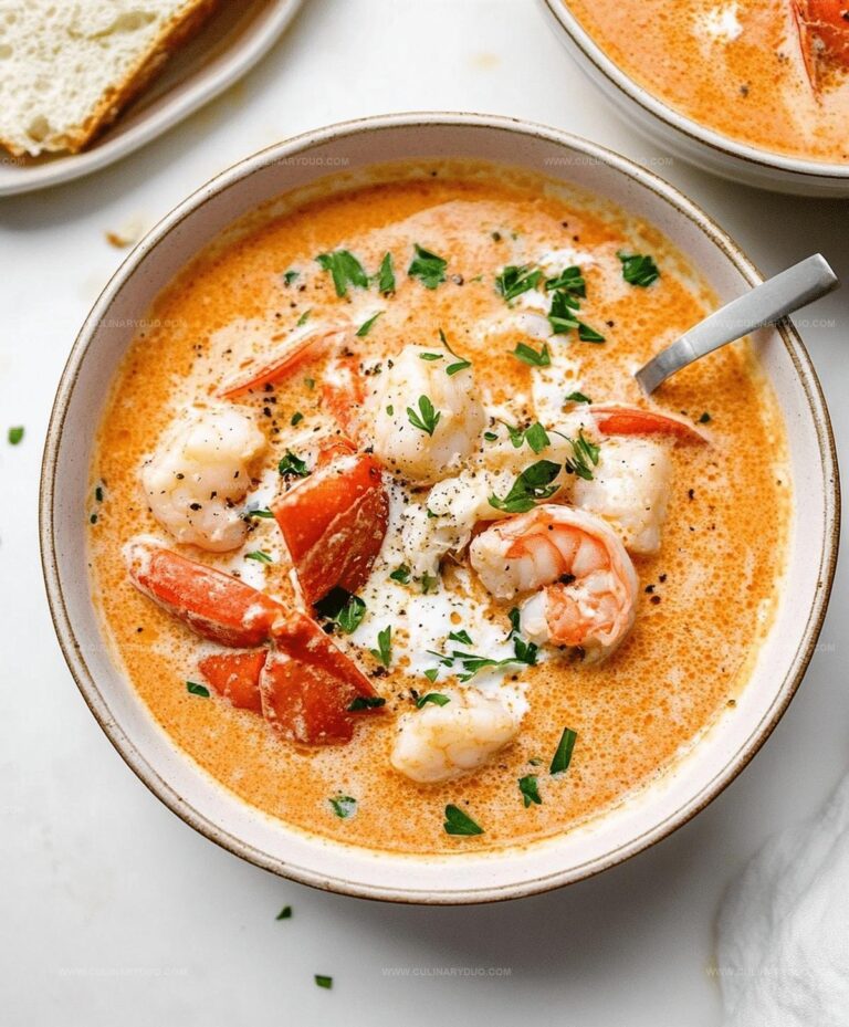 Crab And Shrimp Seafood Bisque Recipe