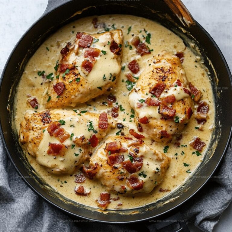 One Pan Creamy Bacon Chicken Recipe