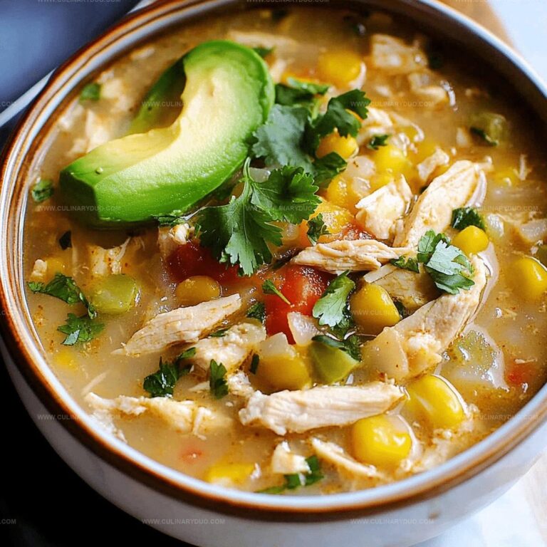 Healthy White Chicken Chili Recipe