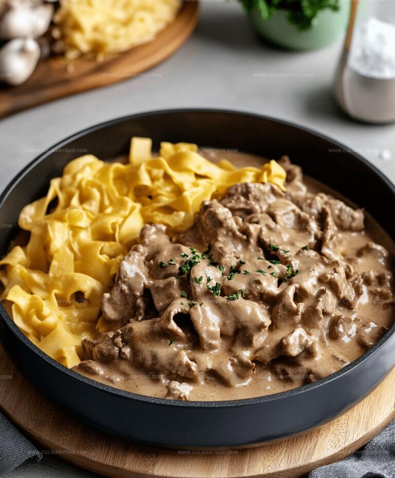 Easy Beef Stroganoff Recipe