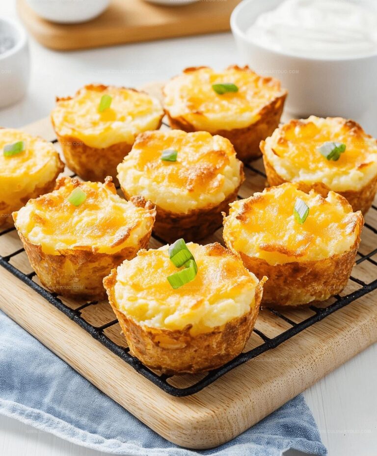 Cheesy Mashed Potato Puffs Recipe