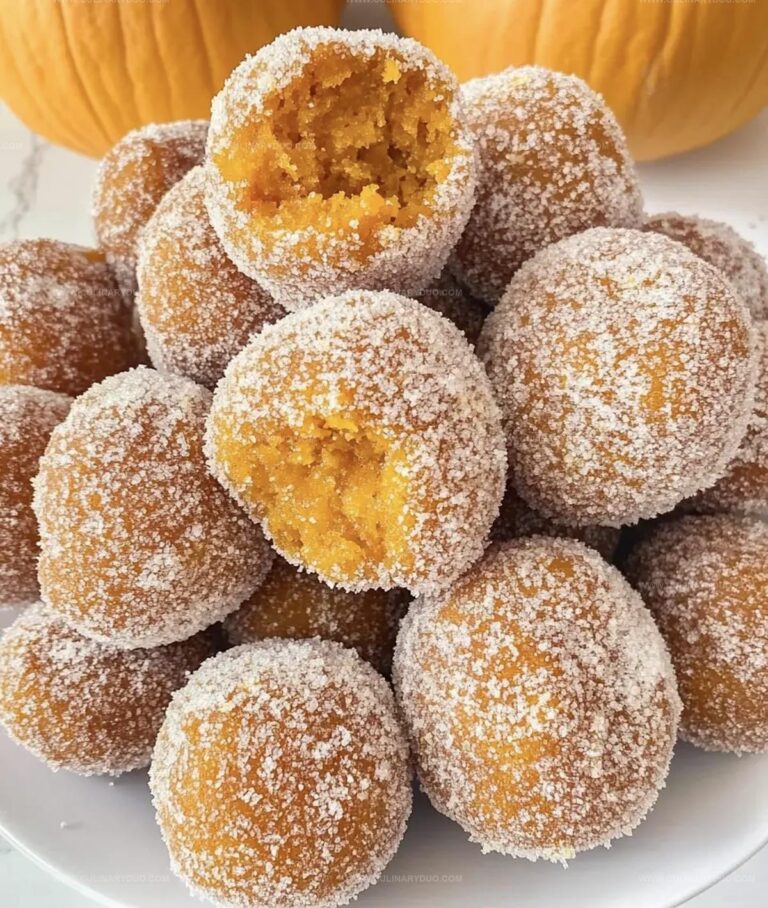Pumpkin Donut Holes Air Fryer Oven Recipe