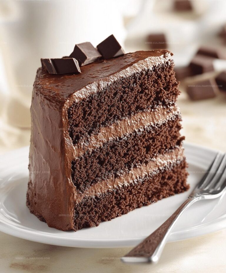 Triple Chocolate Cake Recipe