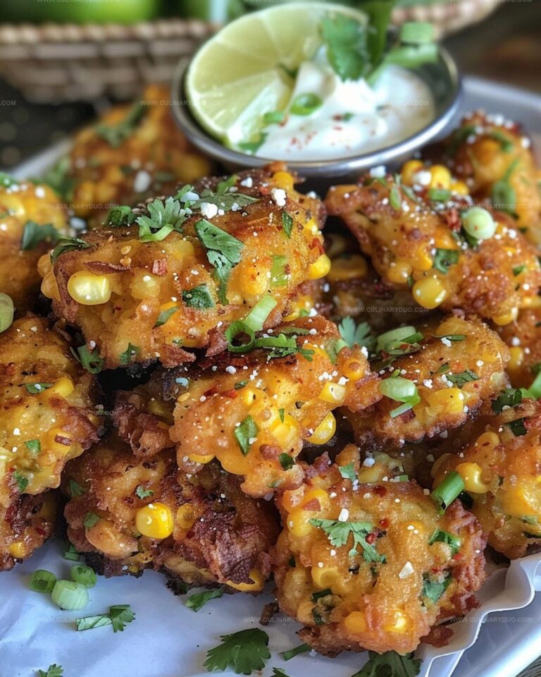 Corn and Cotija Cheese Fritters Recipe