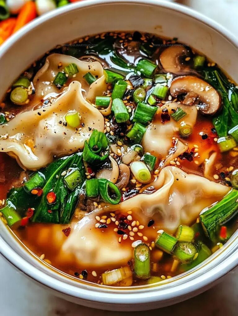 Quick Potsticker Soup Recipe
