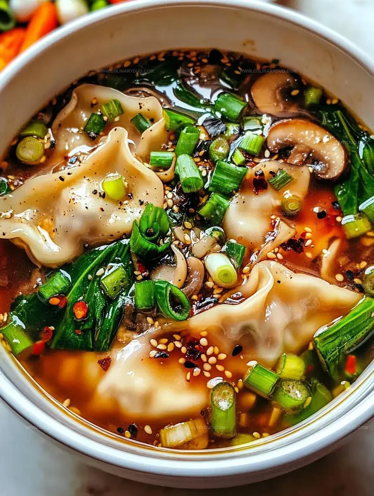 Quick Potsticker Soup Recipe