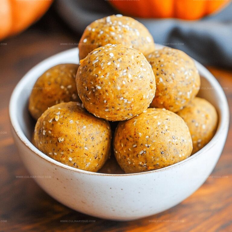 No-bake Healthy Pumpkin Pie Energy Balls Recipe