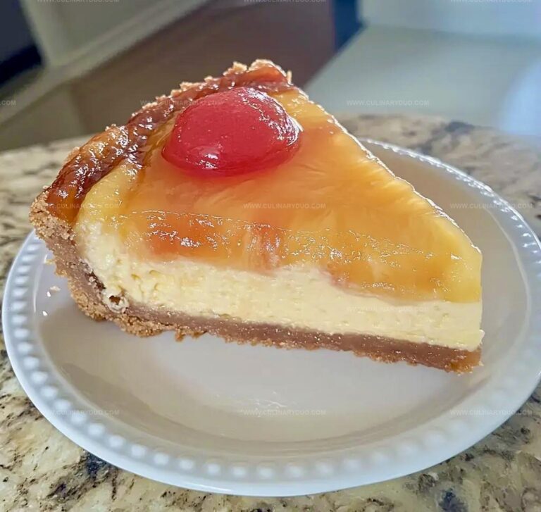 Pineapple Upside Down Cheesecake Recipe