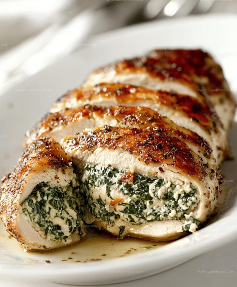 Spinach Stuffed Chicken Breast Recipe