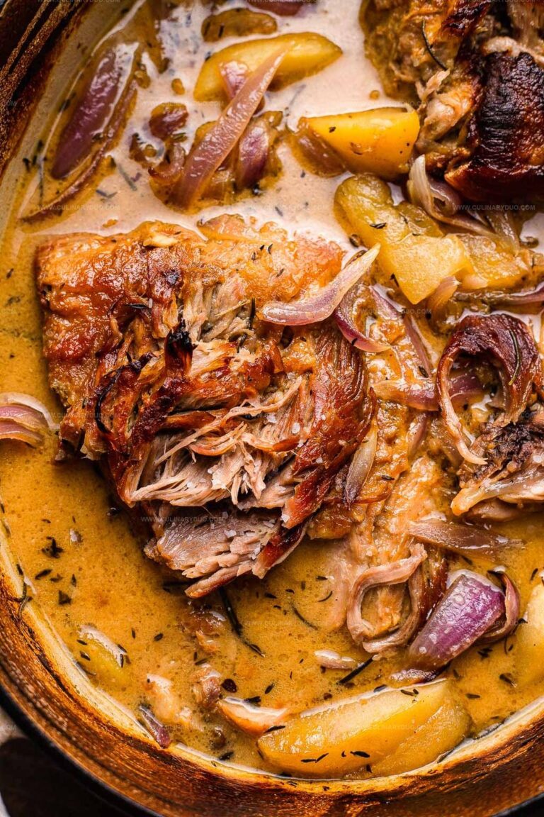 Apple Cider Braised Pork Shoulder Recipe