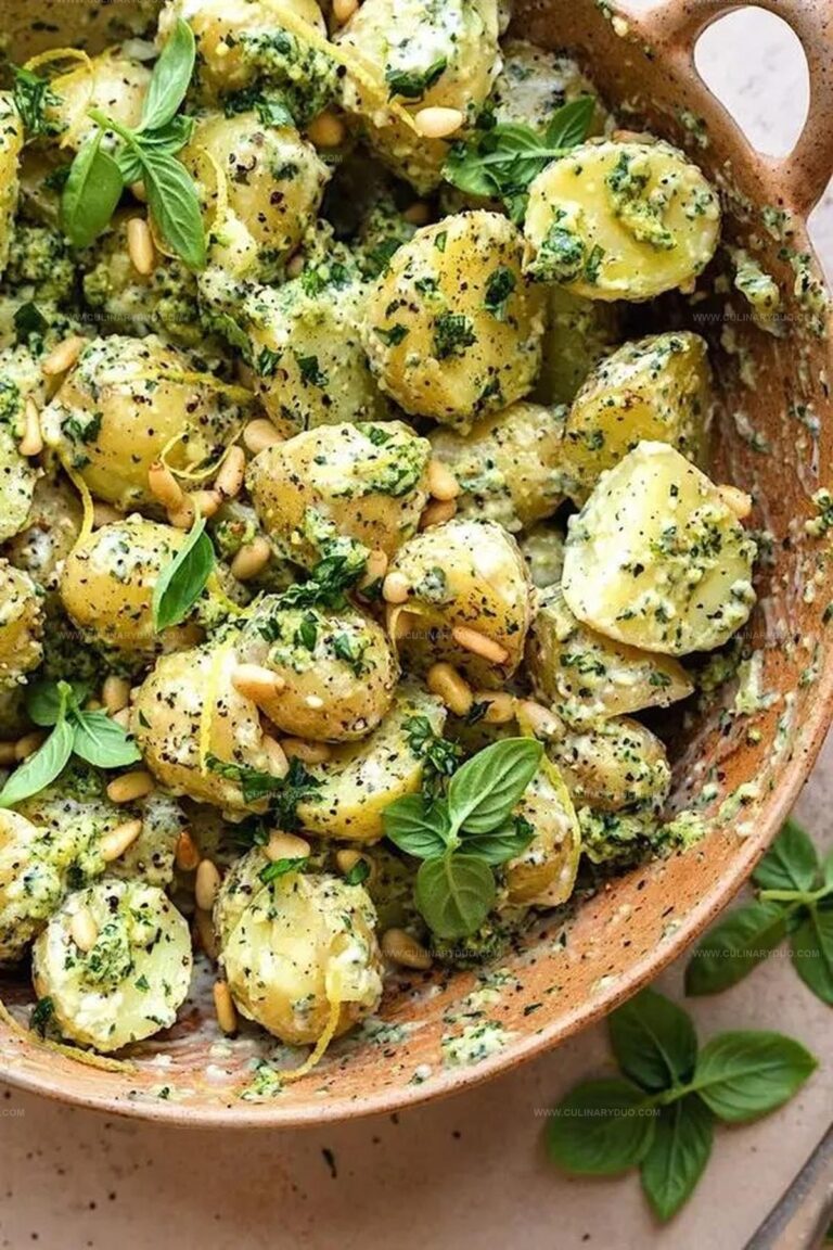 Creamy Vegan Pesto Potato Salad Recipe