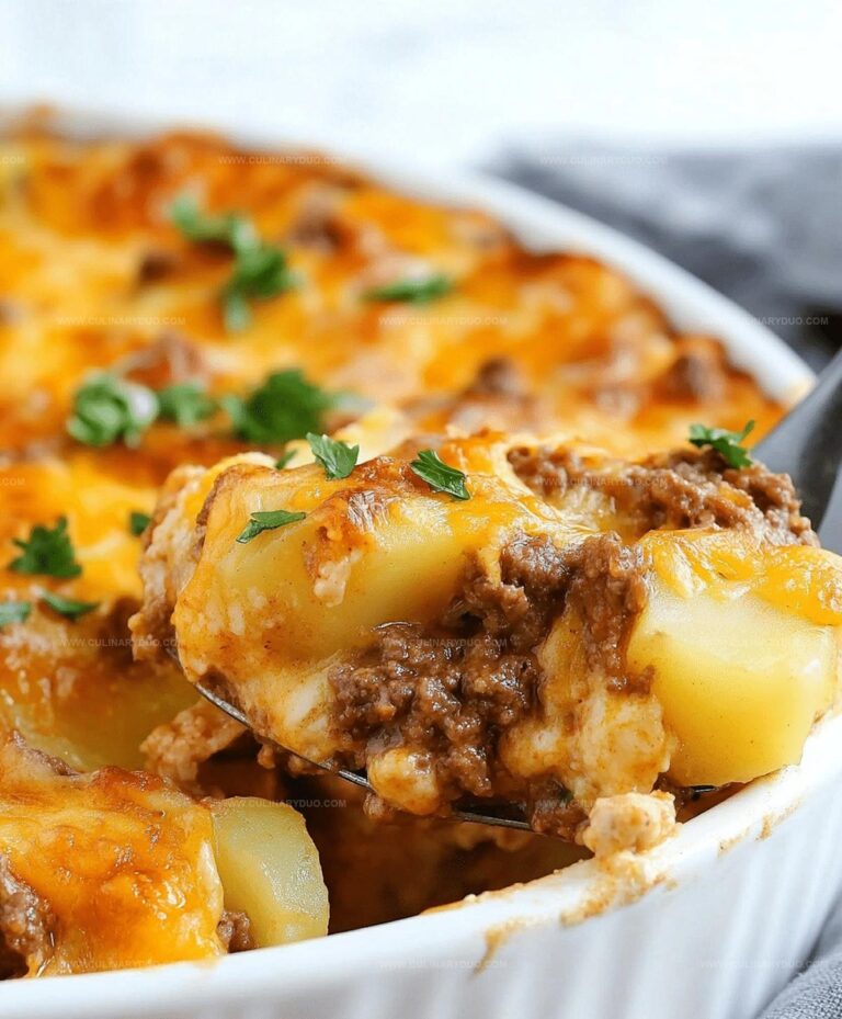 Ground Beef Casserole With Potatoes Recipe
