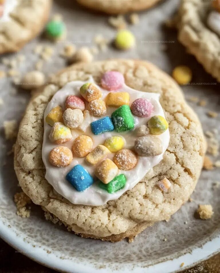 Crumbl Lucky Charms Cookies Recipe