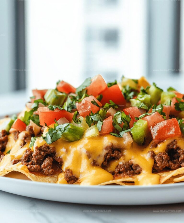 The Best Homemade Nachos With Ground Beef Recipe