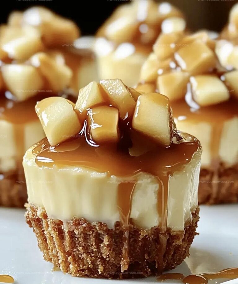 Mini Caramel Apple Cheesecakes Recipe