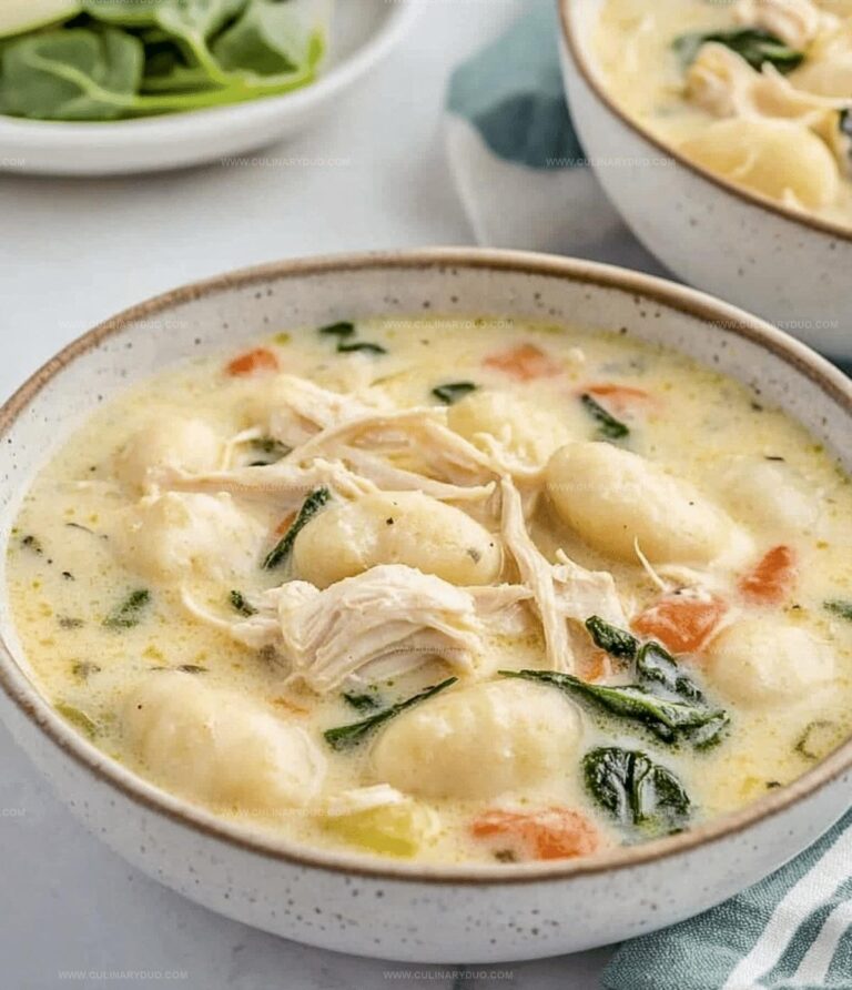 Creamy Chicken Gnocchi Soup Recipe