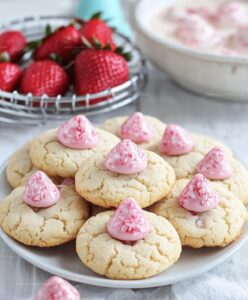 Strawberry Kiss Cookies Recipe