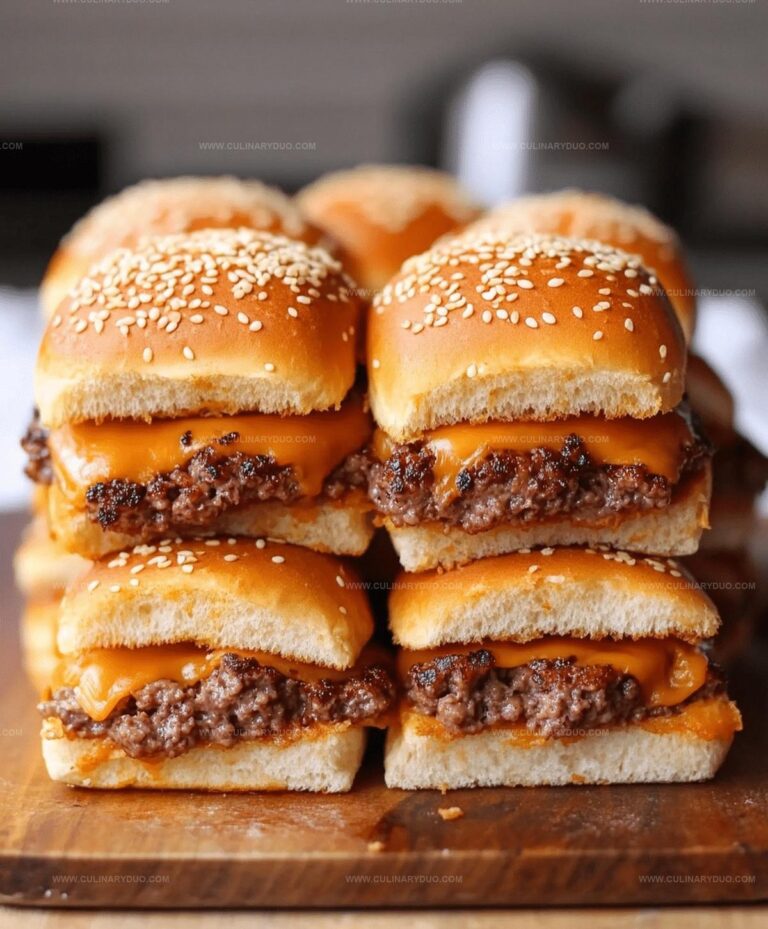 Easy Cheeseburger Sliders Recipe