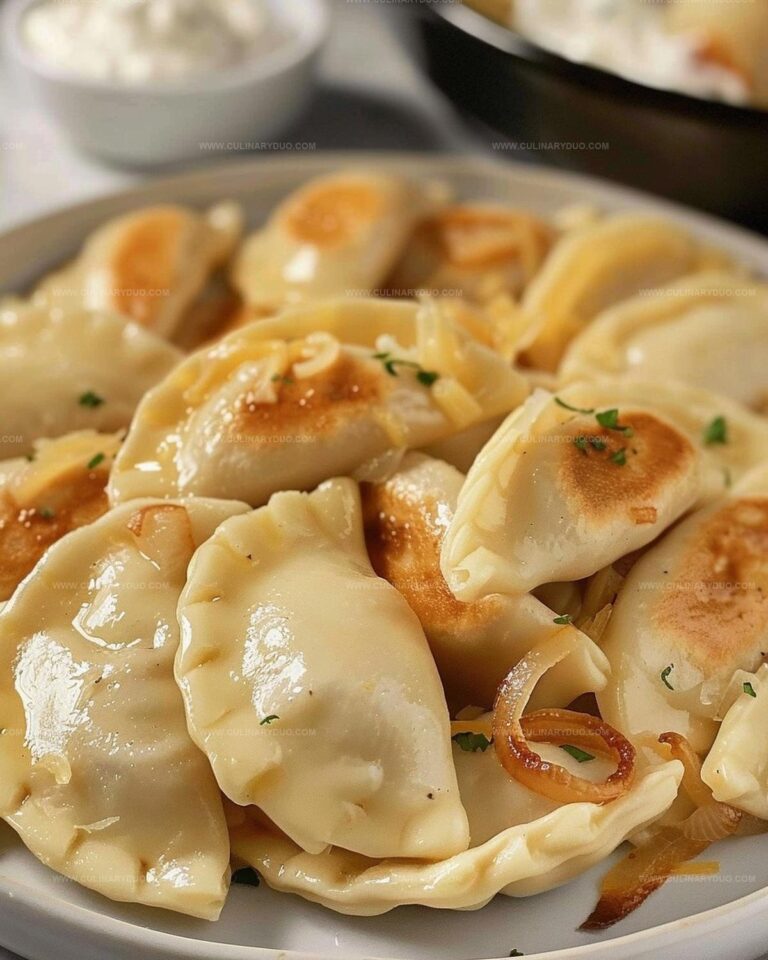 Classic Homemade Potato Pierogi Recipe