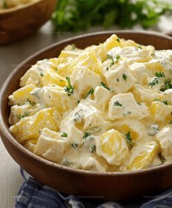Cheesy Potato Salad Recipe