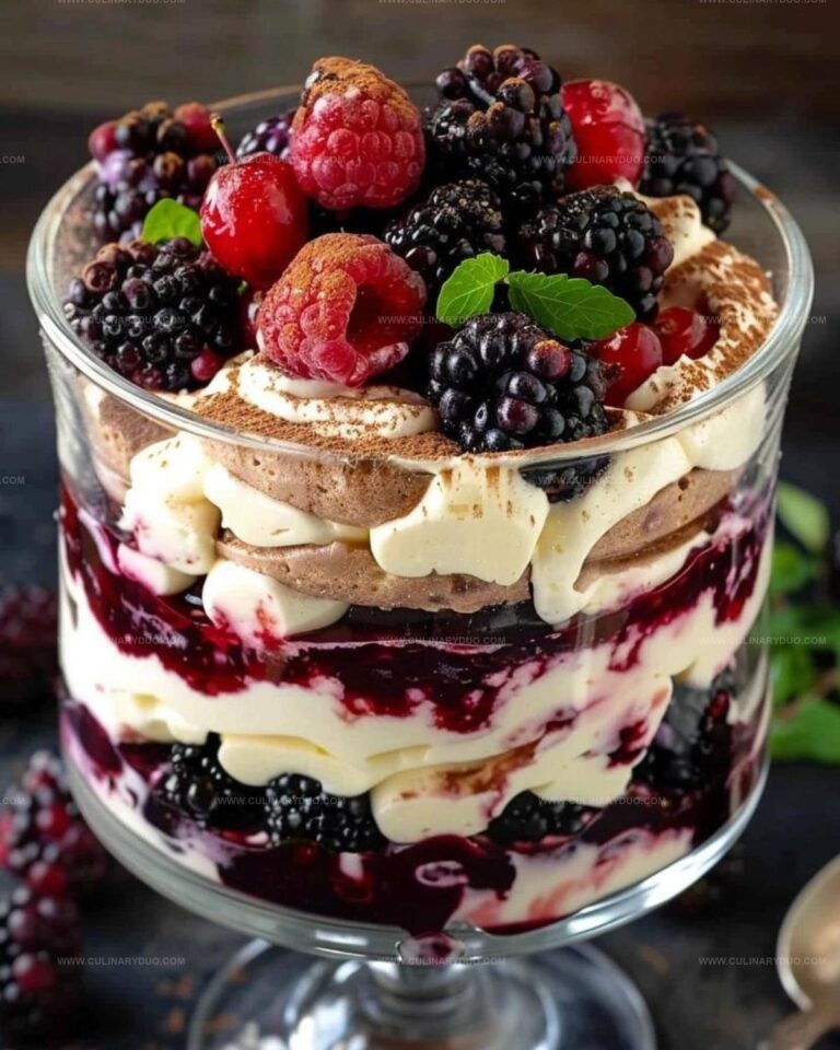 Berry Tiramisu Trifle Recipe