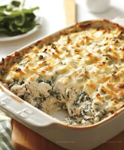Creamy Chicken And Spinach Casserole Recipe