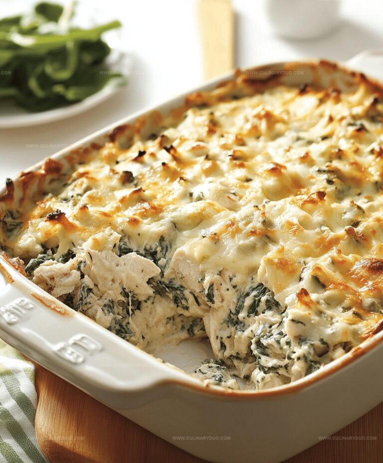 Creamy Chicken And Spinach Casserole Recipe