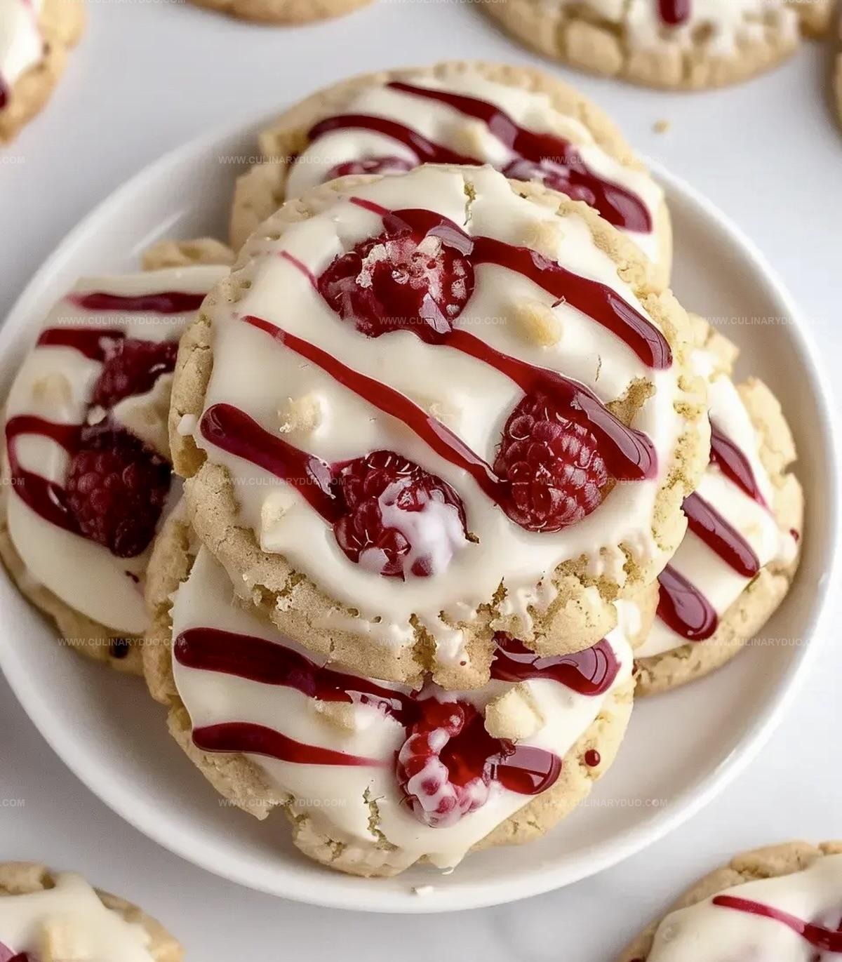 Raspberry Cheesecake Cookies Recipe
