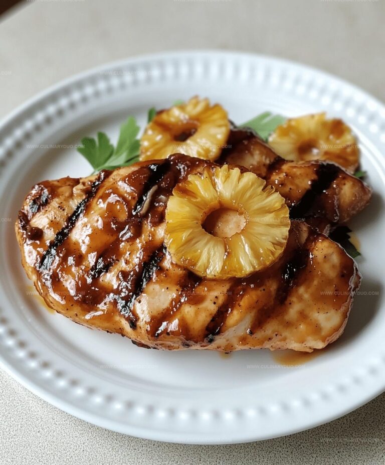 Baked Pineapple BBQ Chicken Breast Recipe