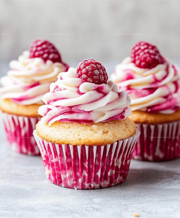 Luscious Raspberry Cheesecake Cupcakes Recipe