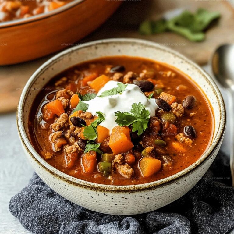Turkey Pumpkin Chili Recipe