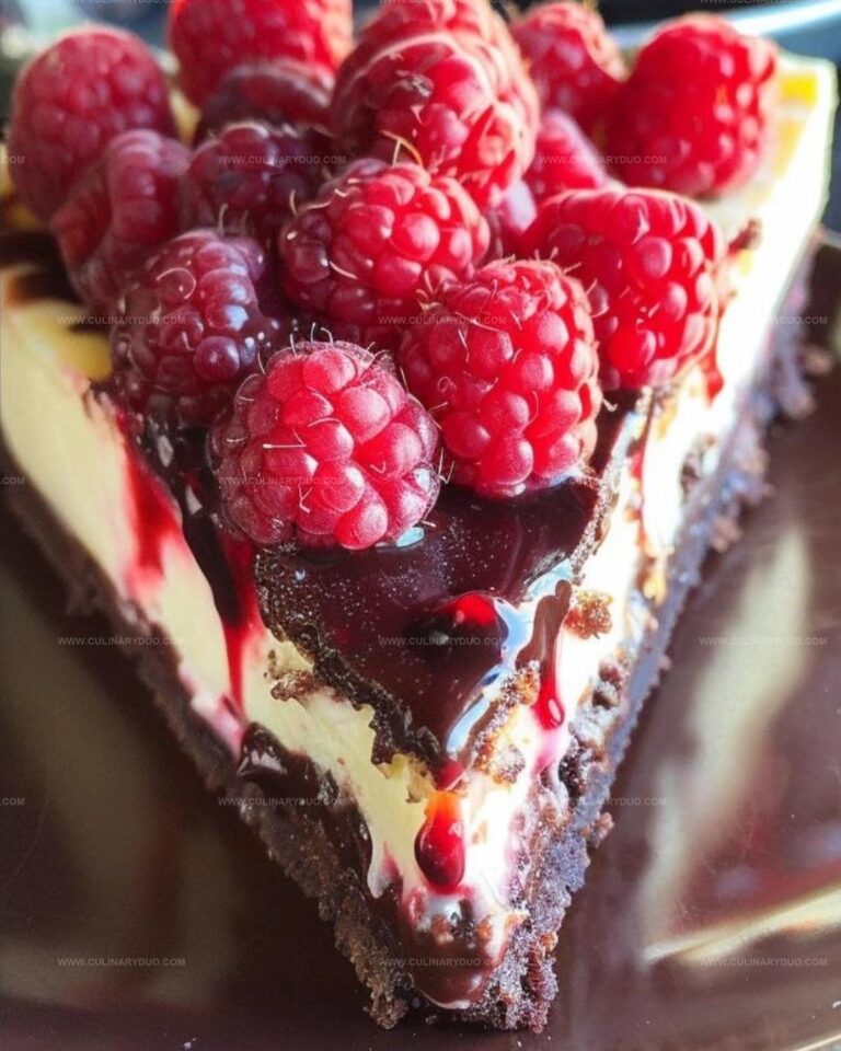 Brownie Bottom Raspberry Cheesecake Recipe
