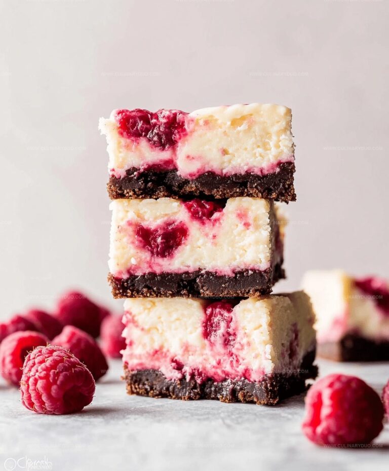 White Chocolate Raspberry Cheesecake Bars Recipe