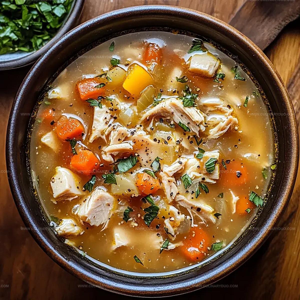 Leftover Turkey Soup Recipe