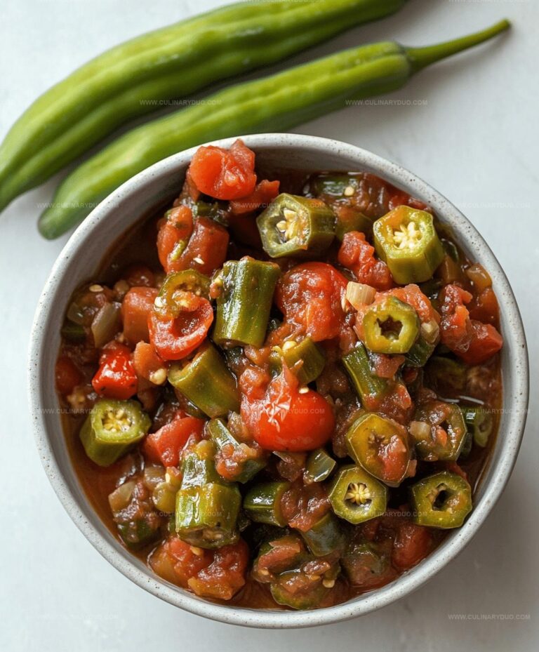 Stewed Okra And Tomatoes Recipe