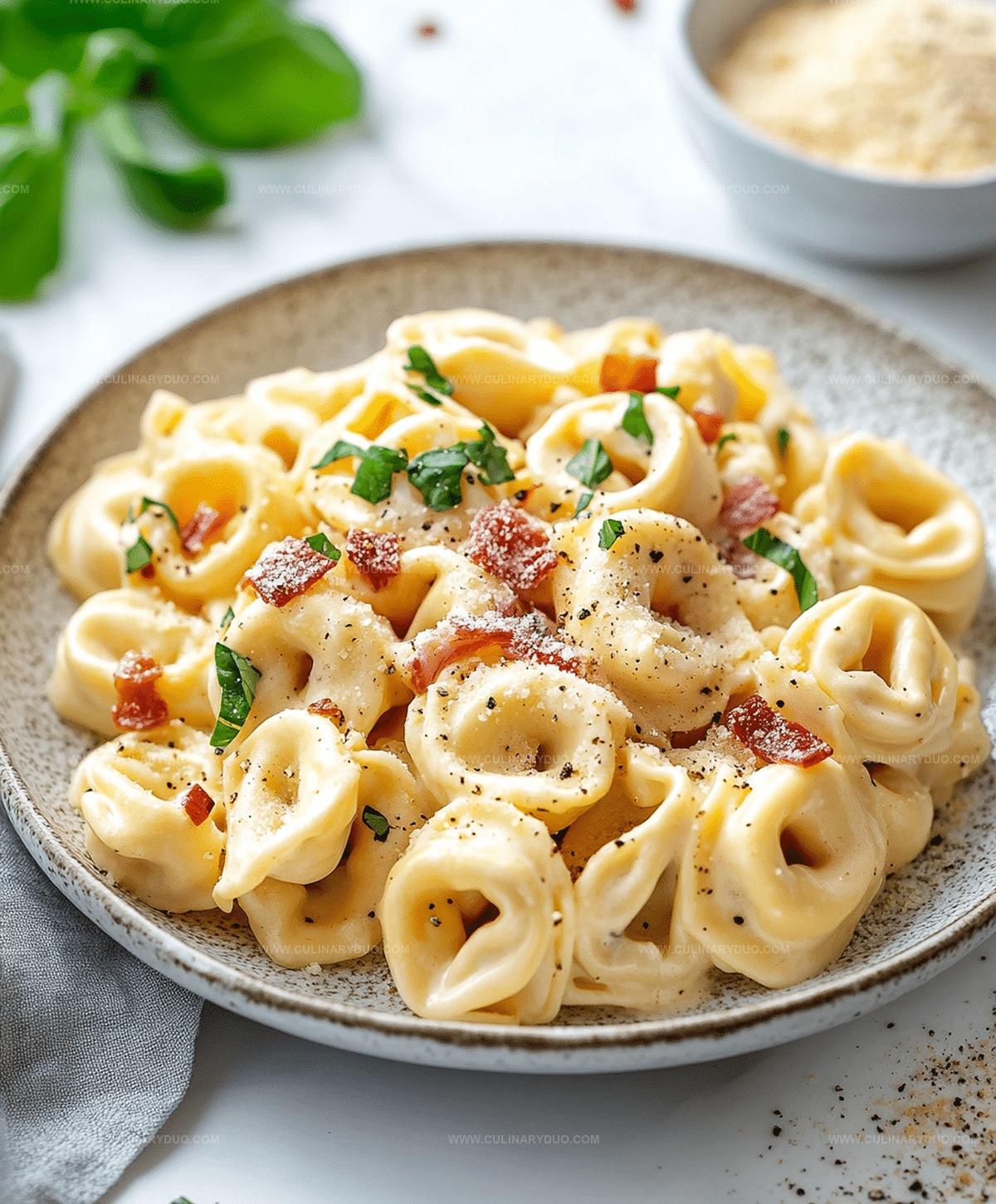 Tortellini Carbonara Recipe