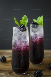 Blackberry, Mint & Cucumber Gin Spritzer Recipe