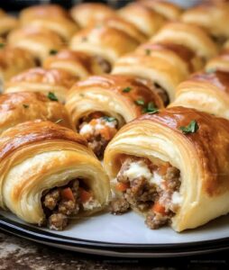 Rotel Sausage Cream Cheese Crescents Recipe
