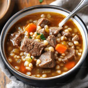 Beef Barley Soup Recipe