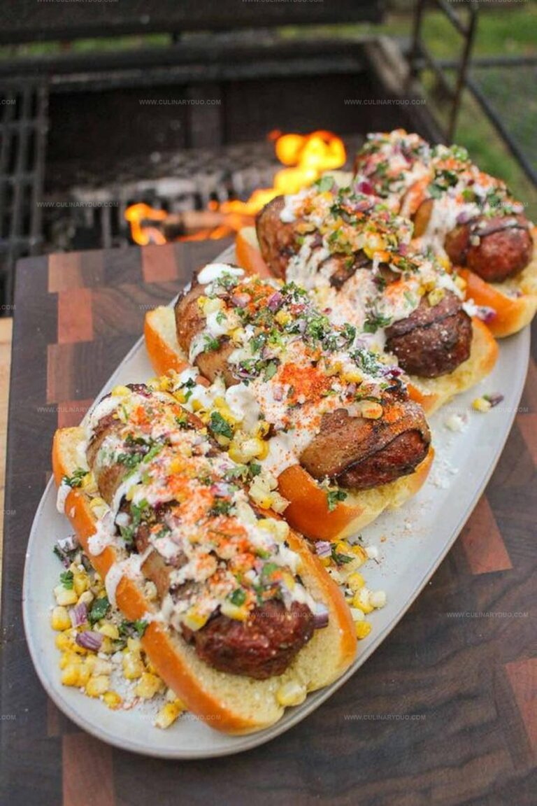 Elote Chorizo Dogs Recipe