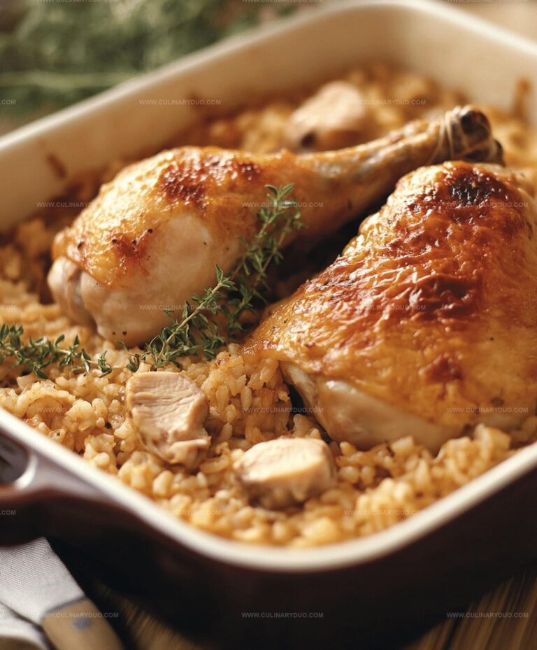 Oven Baked Chicken And Rice Recipe