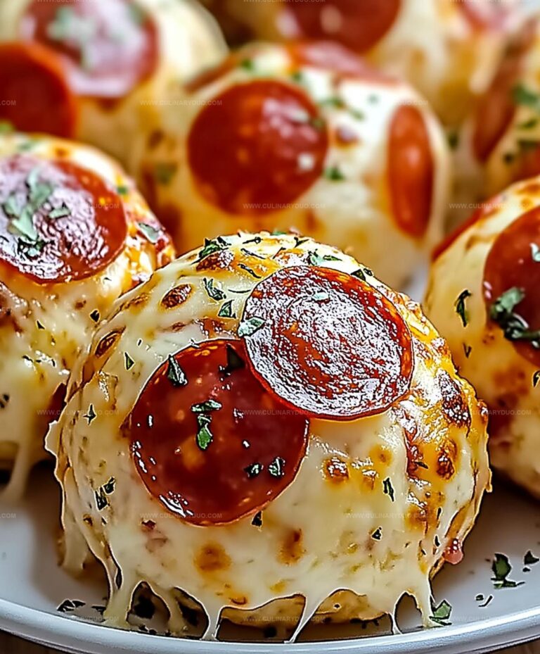 Pepperoni Pizza Bombs Recipe